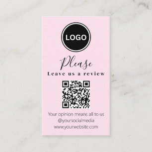 Laissez-nous un commentaire Code QR Carte de vis