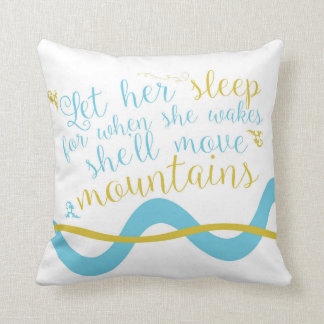 Laissez son coussin de sommeil