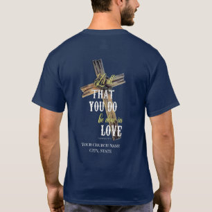 Laissez Tout Ce Que Vous Faites, T-shirt Church