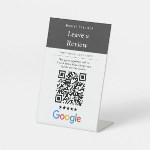 Laissez un avis QR Code Panneau Google Review  Den