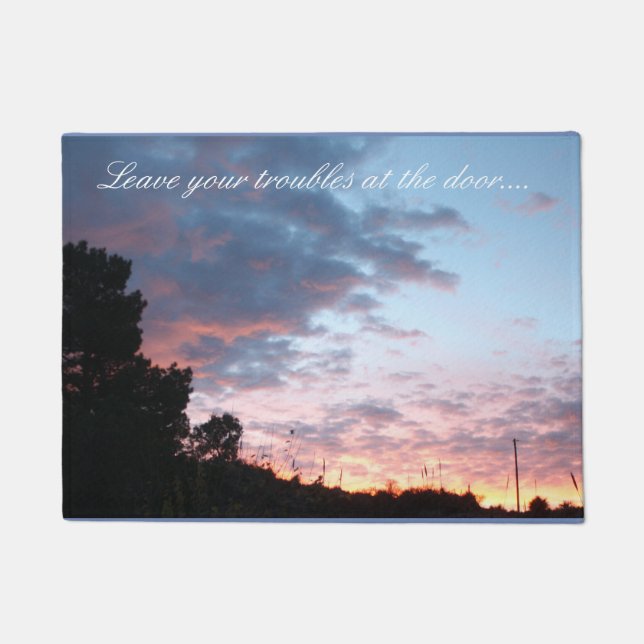 Laissez vos problèmes à la porte…. Paillasson (Devant)