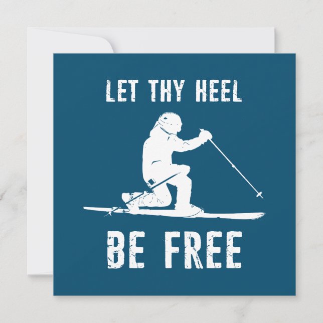 Laissez Votre Talon Être Télémark Gratuit Ski (Devant)