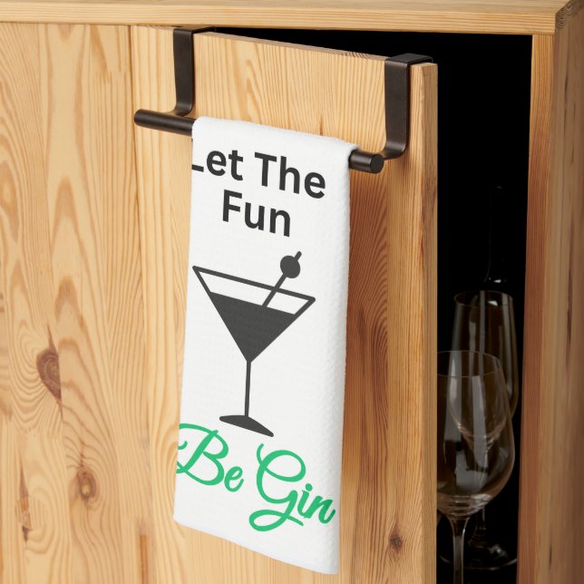 Laissez-vous divertir GIN - Serviette de thé de cu (Pliage en tiers)