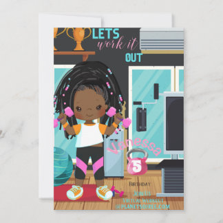 Laissons-le se dérouler Invitation d'anniversaire