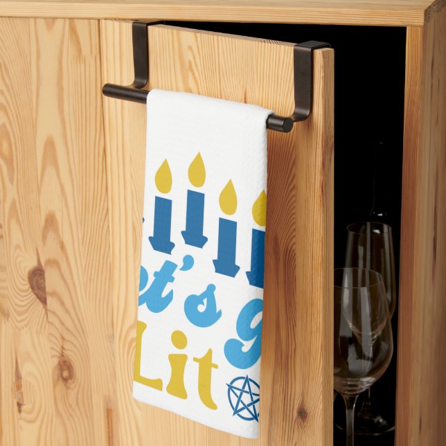 Laissons-nous ! linge de cuisine (Pliage en tiers)