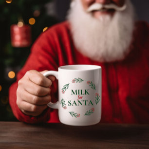 Lait de fête pour la Mug de Noël de Père Noël
