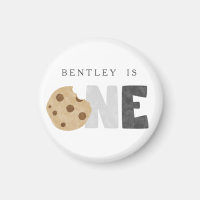 Lait et biscuits Aimant premier anniversaire