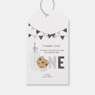 Lait et biscuits Premières étiquettes cadeaux d'an