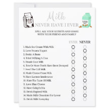 Lait Jamais Je N'Ai Jamais Joué