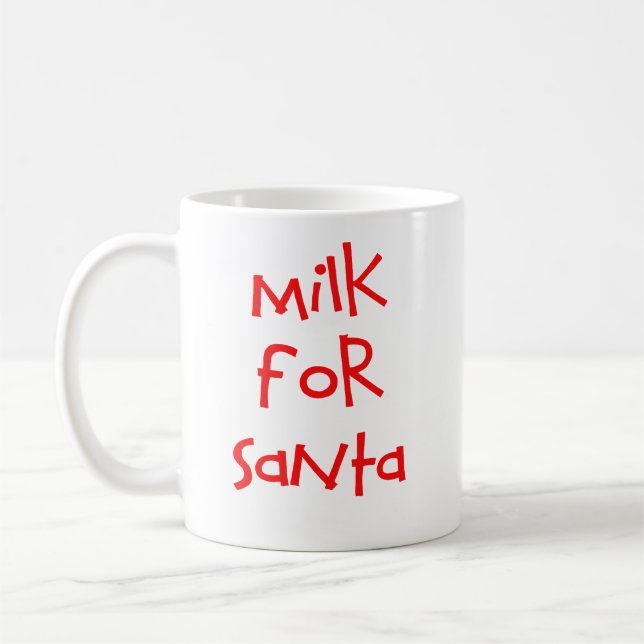 Lait pour Père Noël Mug (Gauche)