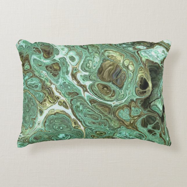 Lait Turquoise et gris   et Coussin d'accentuation (Devant)