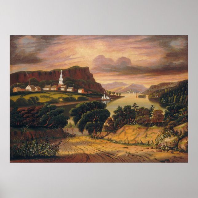 Lake George - Thomas Chambers Poster d'art (Devant)