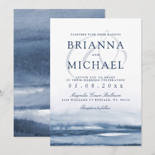 Lake Harbor Morning Wedding Invitation