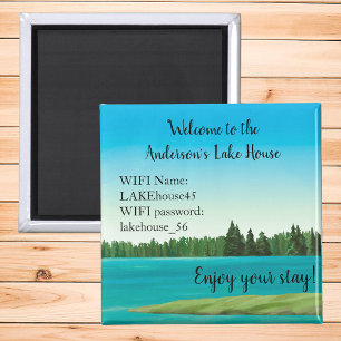 Lake House Magnet Vacances Location Wifi Mot de pa