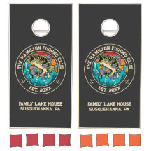 Lake House Retro Sunset Grosse Bouche Pêche
