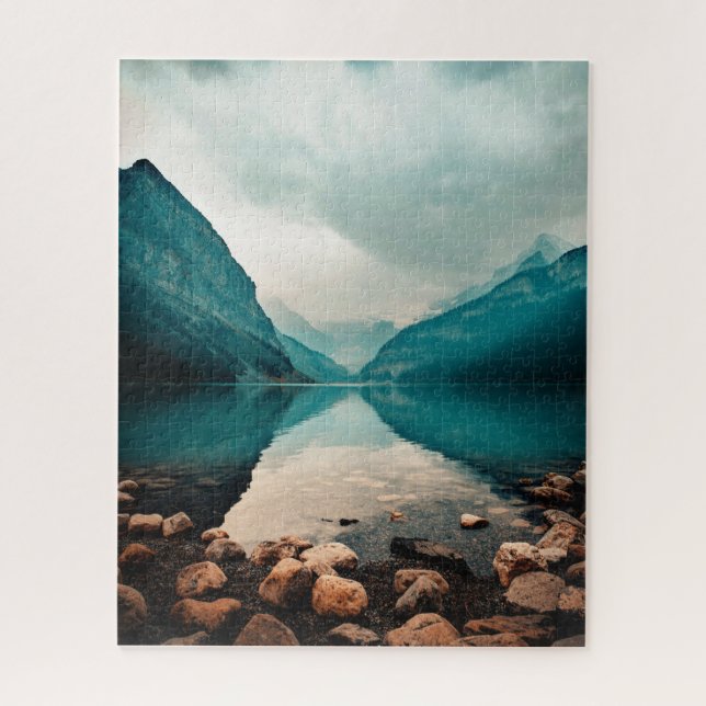 Lake Louise, Canada. Puzzle panoramique paysage (Vertical)