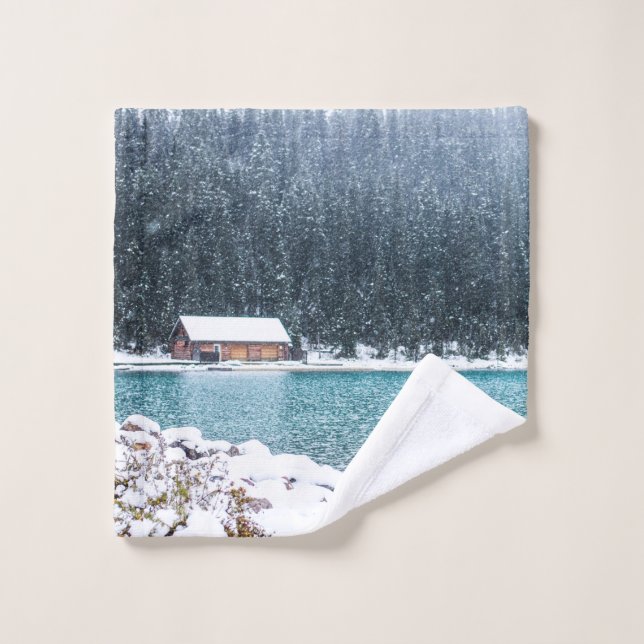 Lake Louise Parc national Banff Alberta Canada (Gant de toilette)