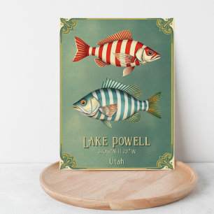 Lake Powell Utah Arizona fish Carte postale
