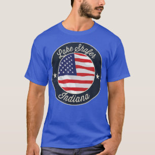 Lake Shafer - T-shirt souvenir Indiana patriotique