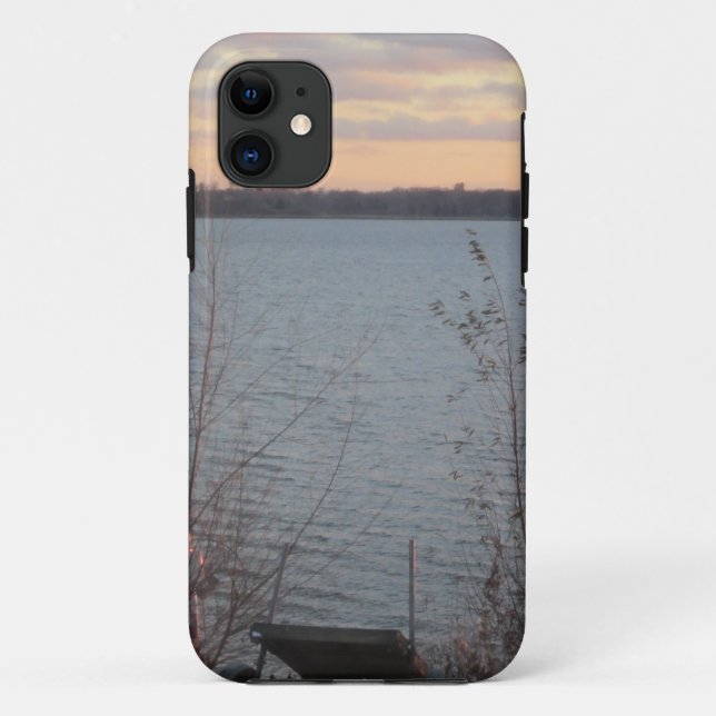 Lake Shore Sunset iPhone 5 Coque (Dos)