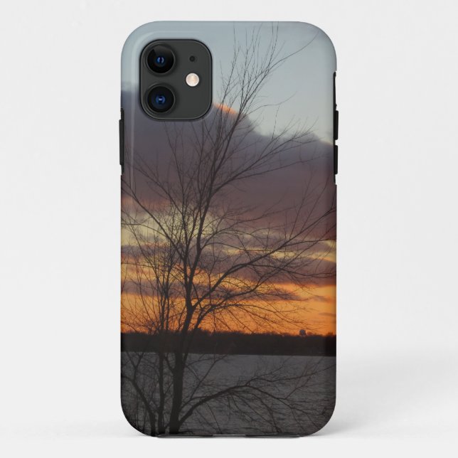 Lake Sunset iPhone 5 Coque (Dos)