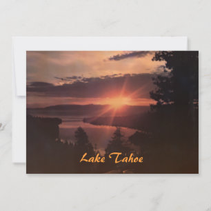Lake Tahoe à Sunrise Party Invitation