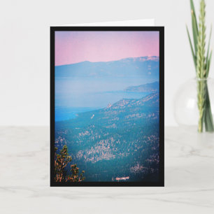 Lake Tahoe Mist - Chanson de Sol. Carte de voeux 2