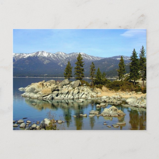 Lake Tahoe Réflexion et carte postale (Devant)