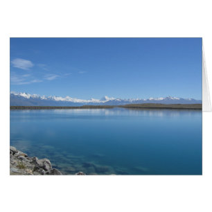 Lake Tekapo, Nouvelle-Zélande Carte de voeux