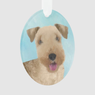 Lakeland Terrier Peinture - Cute Original Chien Ar