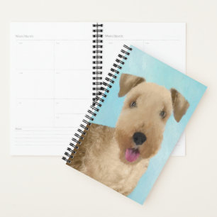Lakeland Terrier Peinture - Cute Original Chien Ar