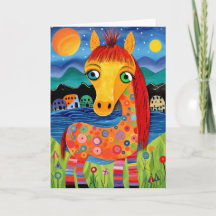 Lakeside Festival Horse : Carte Anniversaire de en