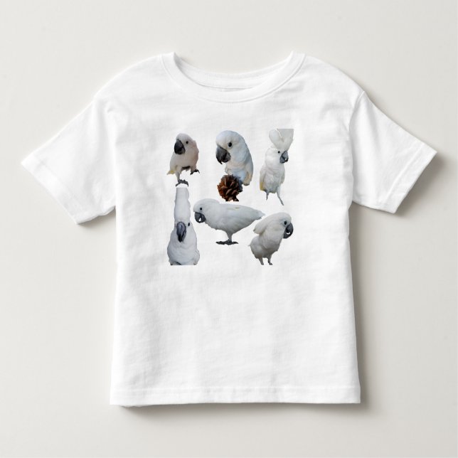Lala Le Cockatoo Six Poses Tshirt Toddler (Devant)