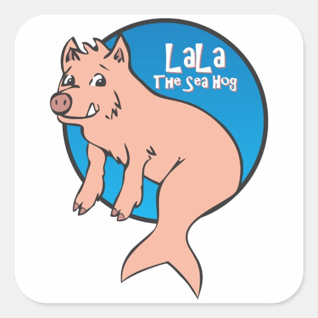 LaLa : Le porc marin : Sticker (Devant)
