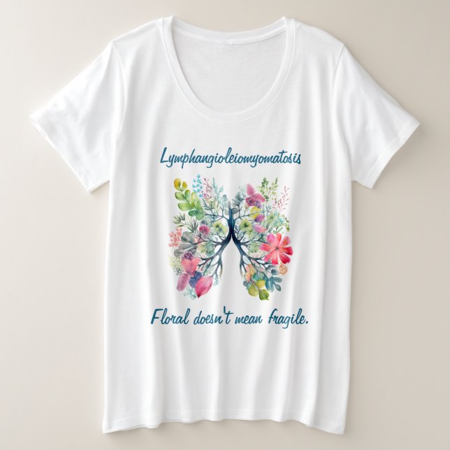 LAM Floral Doesn't Mean Fragile Women's T-Shirt (Design devant)