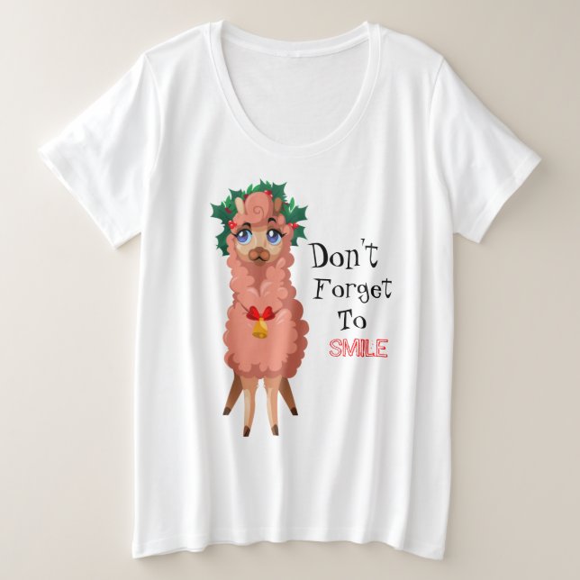 lama à Noël (Design devant)