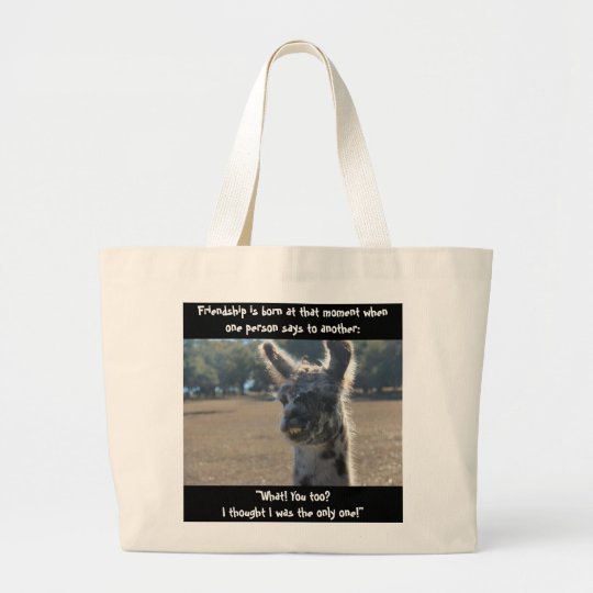 Lama Drole Citation D Amitie Sur Le Sac Zazzle Fr