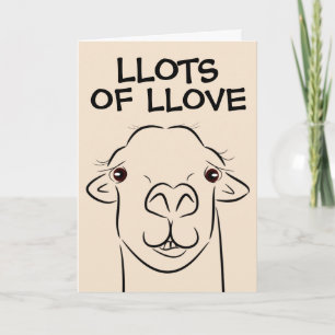 LAMA JE T'AIME LES CARTES DE SALUT
