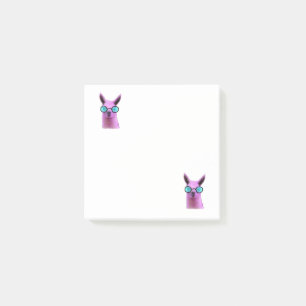 Lama rose frais ! Notes de post-it