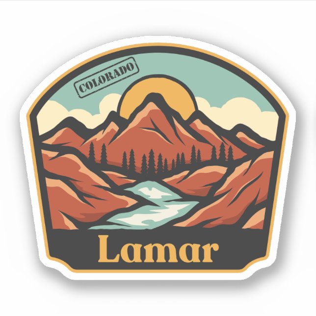 Lamar, Autocollant Colorado (Devant)