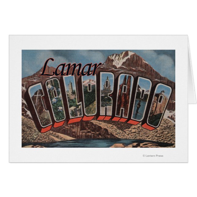 Lamar, ColoradoGrandes lettres ScènesLamar, CO (Devant horizontal)