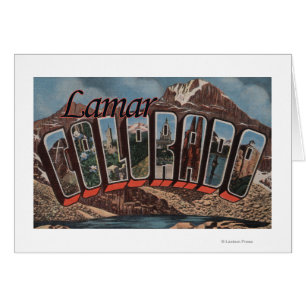Lamar, lettre ScenesLamar, Co de ColoradoLarge