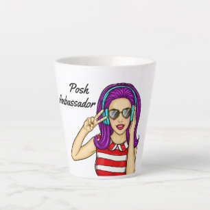 L'ambassadeur de Posh - Poshmark Latte Mug