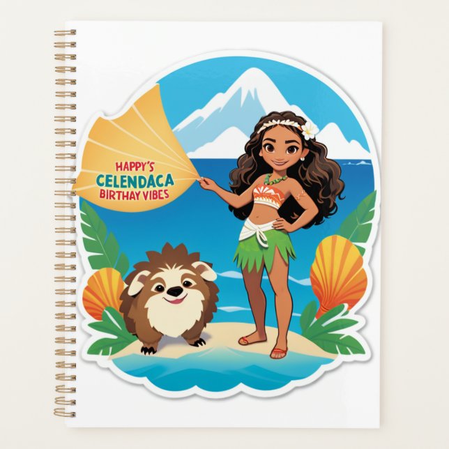 L'ambiance d'anniversaire de Moana sur l'île ! (Devant)