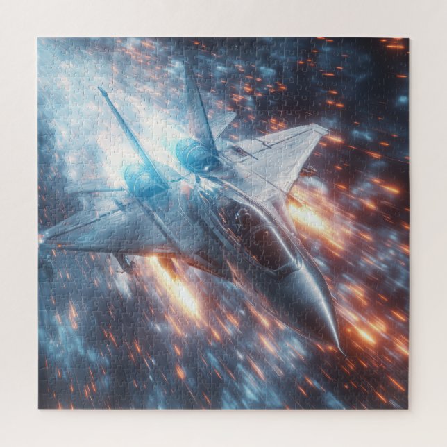 Lame à travers des étincelles métalliques - Puzzle (Vertical)