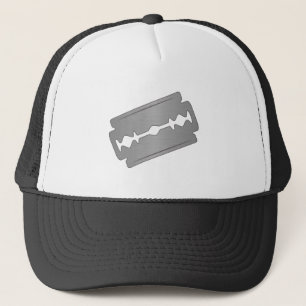 Lame de rasoir sur un casquette