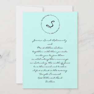 L'âme juive Faire-part de mariage hébraïque 2