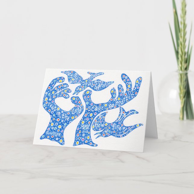 L'âme ne peut pas reposer carte pour notes (Devant)