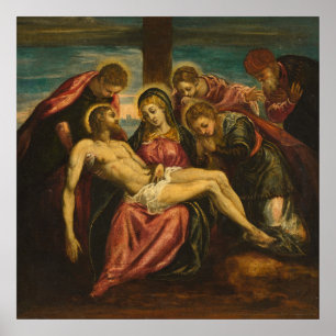 Lamentation - Jacopo Tintoretto Poster d'art