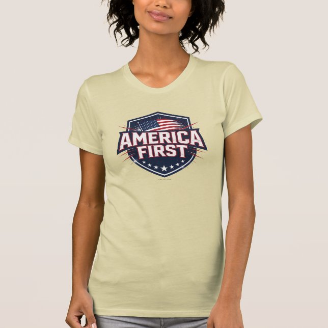 L'Amérique d'abord - T-Shirt (Devant)